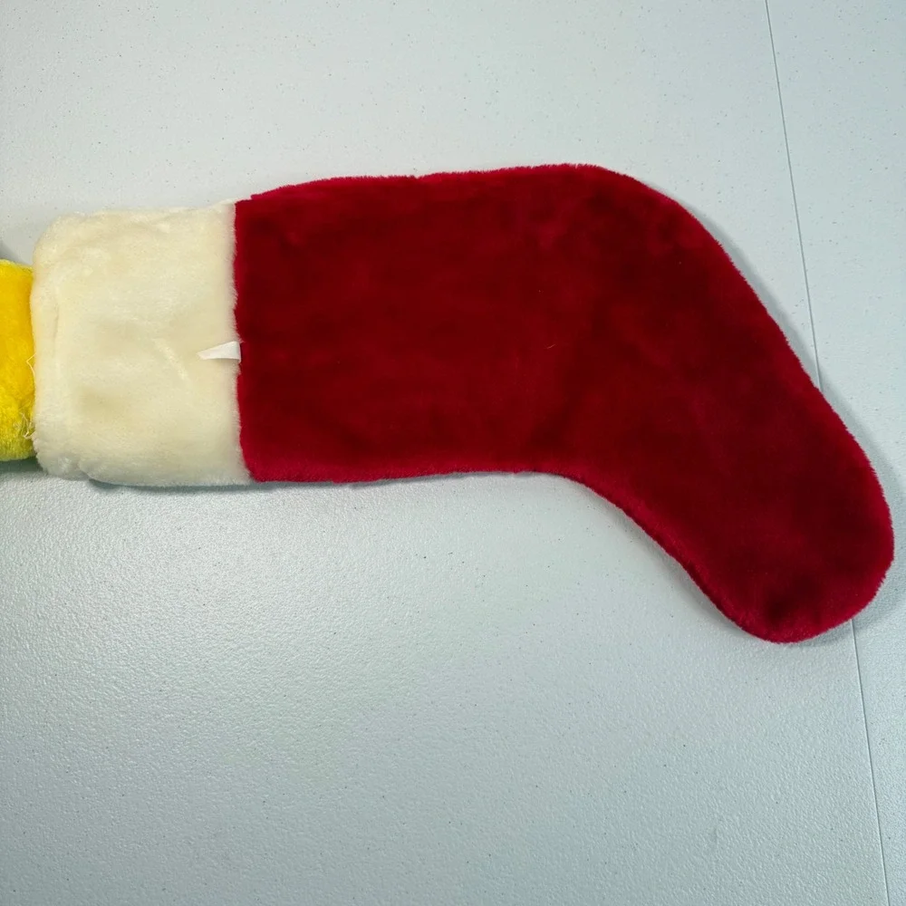Vintage Tweety Bird Christmas Stocking Looney Tunes Plush Santa Hat Holiday Deco
